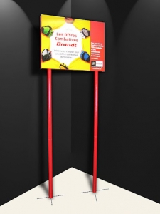 Fronton sur mâts